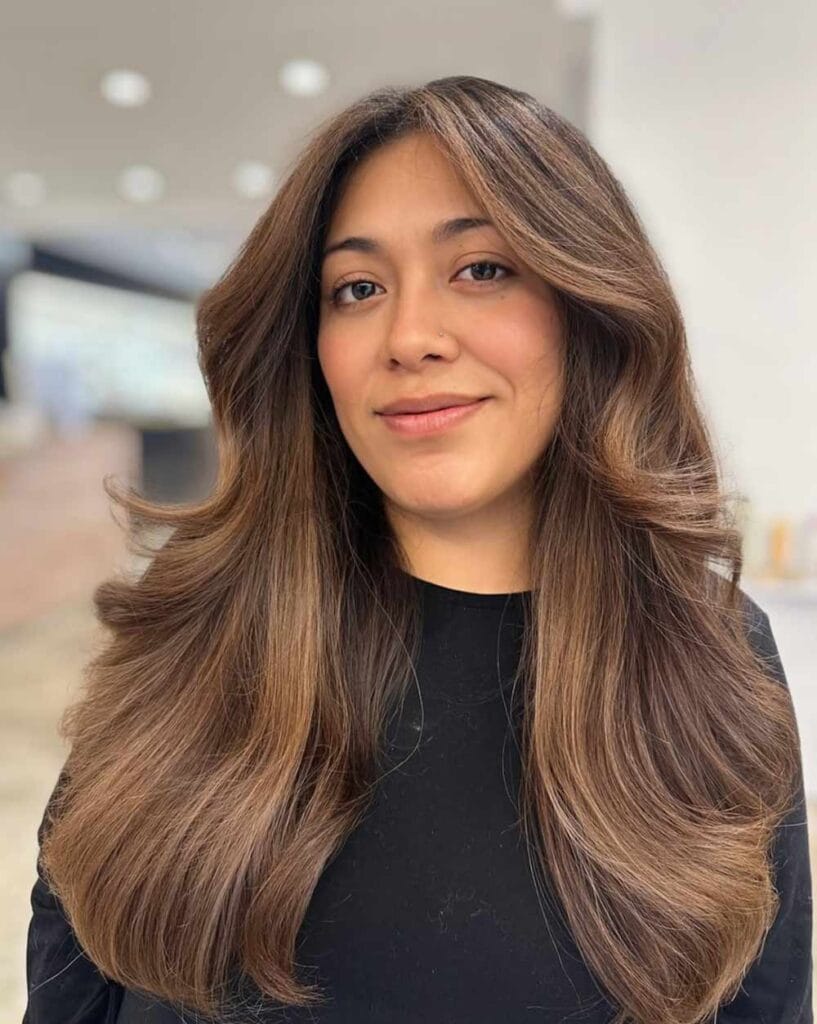 Hair colorist NYC dark hair result Color And Andy Bowery