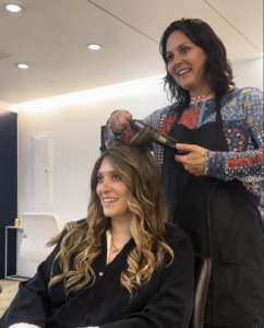 Finished blonde balayage result, Color And Andy hair salon Lower East Side NYC